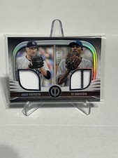2022 Topps Tribute Dual Relics 2 Player C.C. Sabathia, Andy Pettitte /199 (MEM)