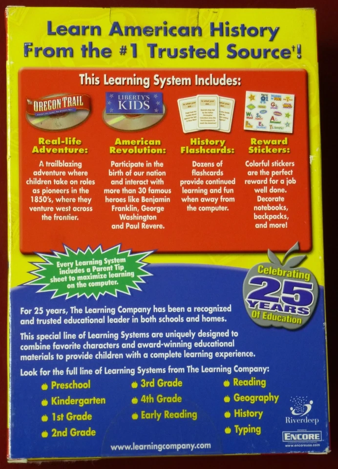 Video Game PC The Oregon Trail History Learning System NEW SEALED BOX - Image 2 of 2