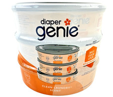 Diaper Genie Refill Bags 3 Pack 270 Count Clean Laundry Scent NEW