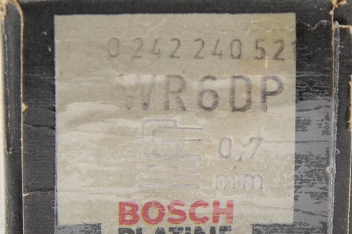 Zündkerze Bosch Platin (WR6DP) 0 242 240 521, Oldtimer, Spark Plug Platinum, NOS - Picture 3 of 5