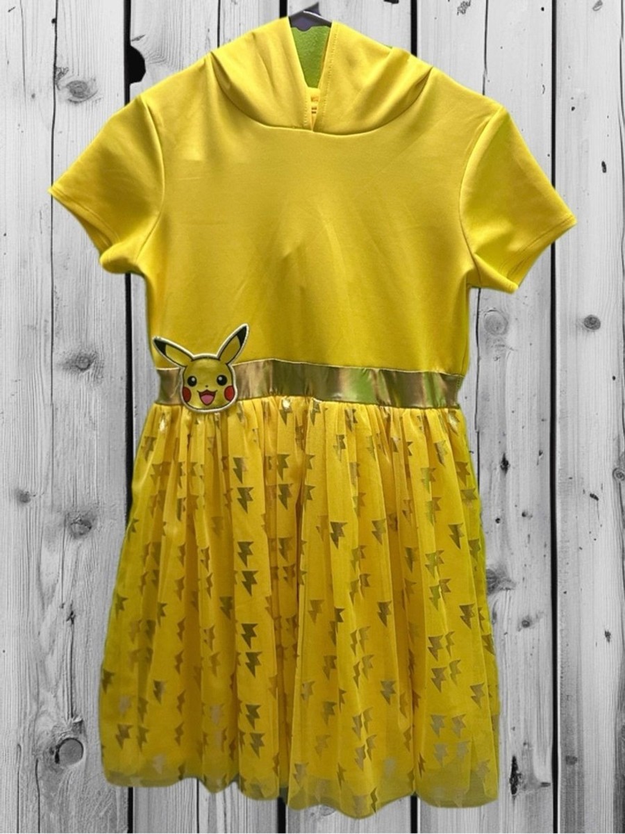 Pokmon Yellow Pikachu-Inspired Girls Dress with Hooded XL | eBay Pokmon Yellow Pikachu-Inspired Girls Dress with Hooded XL | eBay