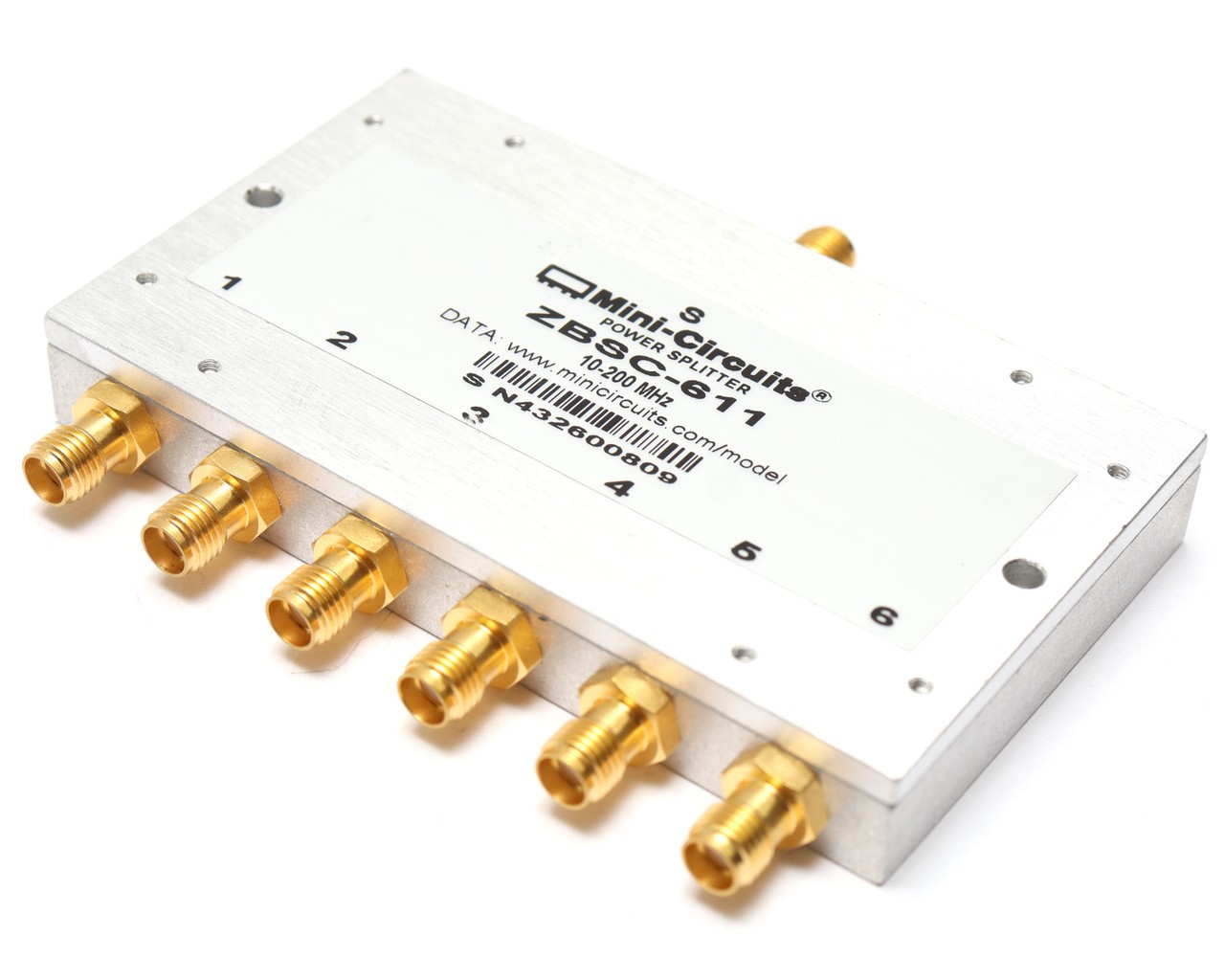 Mini-Circuits ZBSC-611 6 Ways Power Splitter, 10 - 200 MHz