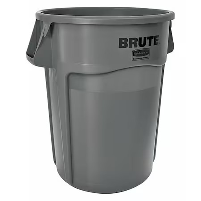 #ad Rubbermaid Commercial Fg264360gray Brute 44 Gal Round Heavy Duty Plastic Can $57.47