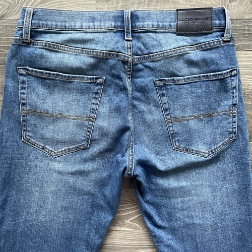 Lucky Brand 410 Athletic Slim Jeans Men's Size 32x30 Blue Stretch 7M12408 - Picture 12 of 13