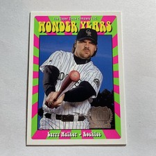 1999 Upper Deck #WY28 Larry Walker Wonder Years Colorado Rockies