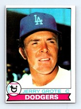 #279 1979 Topps Jerry Grote Los Angeles Dodgers