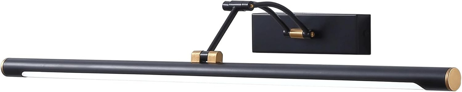 Lampada Specchio Bagno Colore Nero 4000K IP44 Applique Bagno Specchio Con Bracci