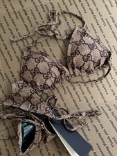 gucci bikini Womens Brown Size S