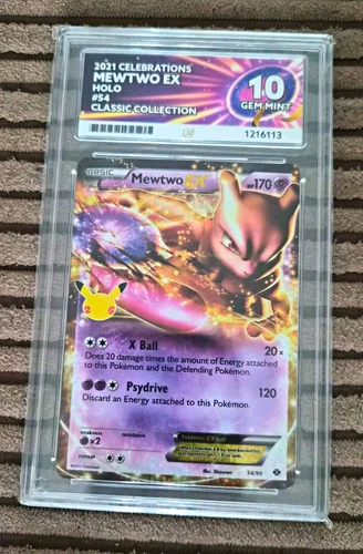 Pokémon TCG Mewtwo EX Holo 54/99 Celebrations Classic Collection English ACE 10