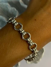 Vintage Boma 925 Sterling Silver Bracelet Length 7.5