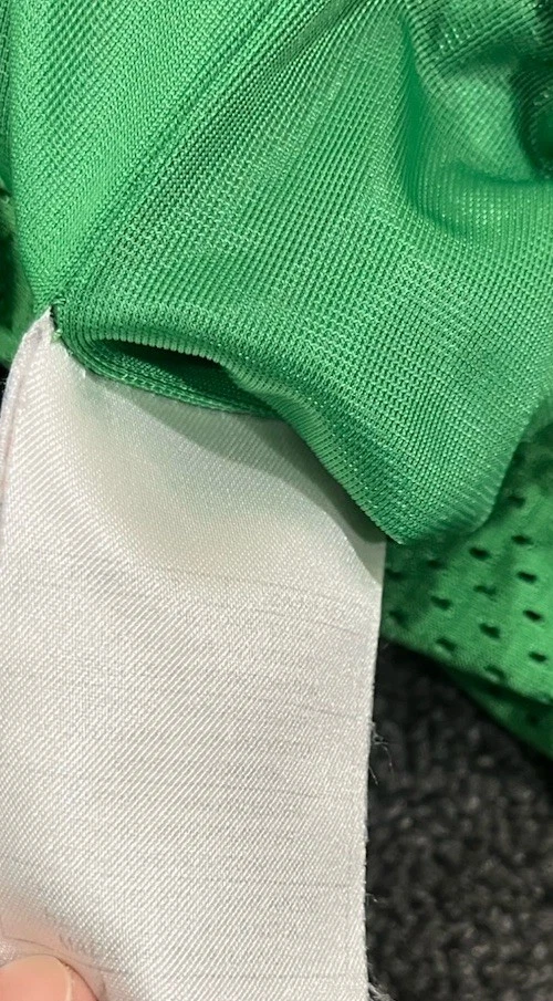 Nike Boys Youth Green White Striped Shorts Elastic Waist Size: M (10-12) - Image 4 of 4