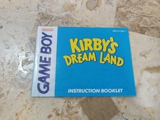 Manual Instruction Book KIRBY'S DREAM LAND  Gameboy Game Boy DMG   Buy 2 Get 1