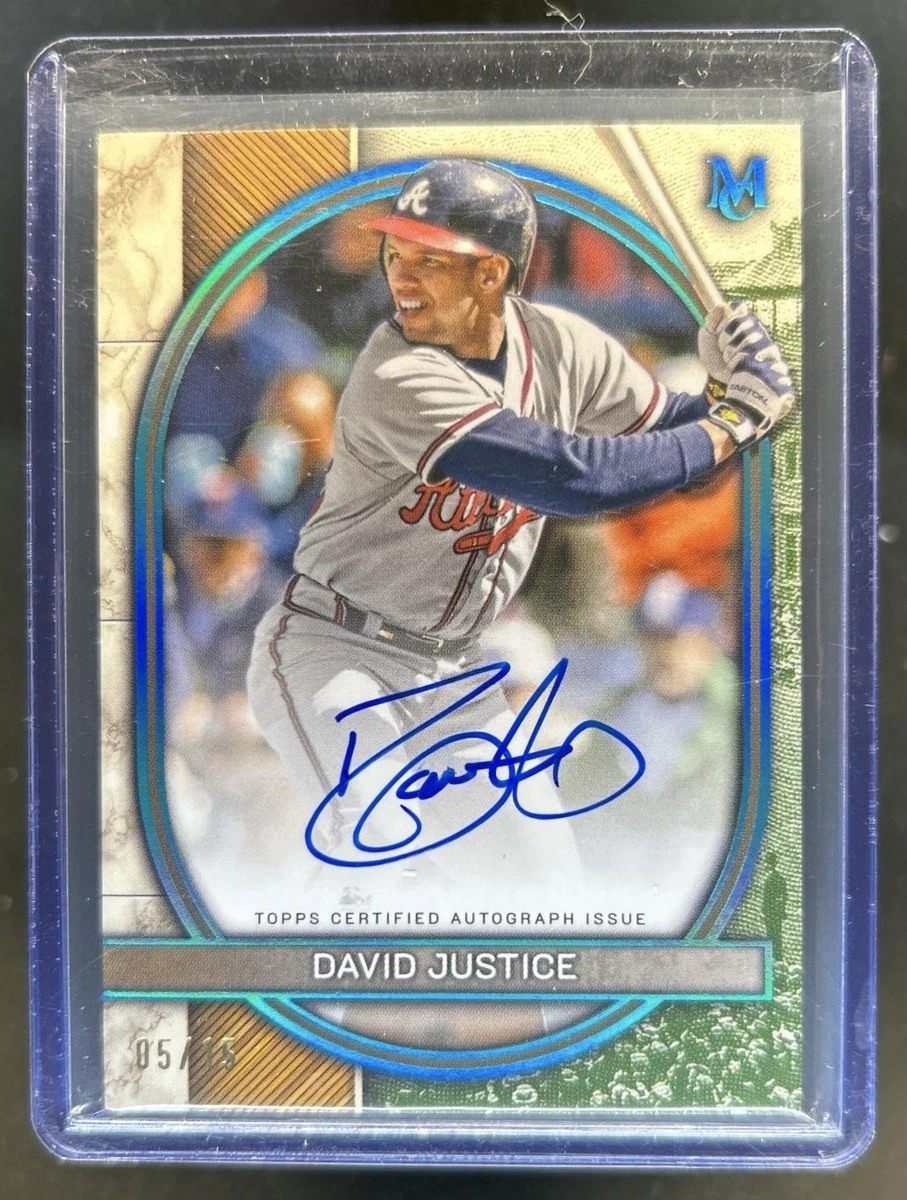 David Justice Baseball Atlanta Braves Sports Trading Cards for