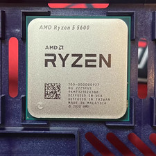 AMD Ryzen 5 5600 AM4 CPU Processor R5 5600 3.5 GHz Six-Core 12 Thread 65W