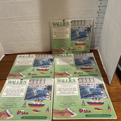 Wallies  Wallpaper Cutouts Lot  of 5 -olive kids boats & buoys 25pc. per pack