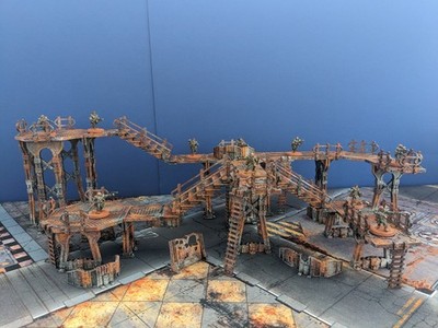 Suitable for Warhammer 40K Kill Team Necromunda Industrial terrain scenery setup