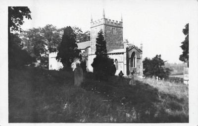 Unbekannte Kirche Kirche Postkarte (H684)
