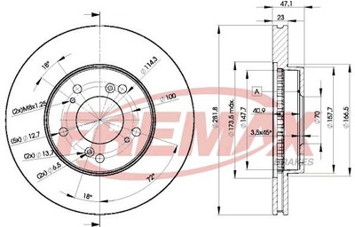 Bremsscheiben für Honda Hr-V Cr-V I Shuttle Prelude V IV Legend III ab 93->