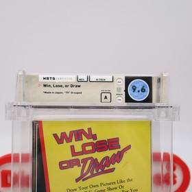 NES Nintendo WIN LOSE OR DRAW - WATA GRADED 9.6 A NEW & Factory Sealed +H-Seam! 