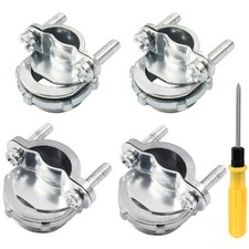 4pcs Clamp Type Cable Connectors 1/2 Inch + 3/4 Inch Zinc Alloy Cable Connector
