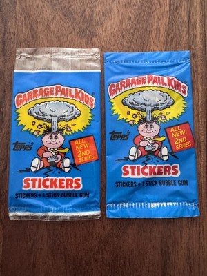 1985 UK Garbage Pail Kids Series 2 Sealed Packs - 2 Different Versions - Topps G