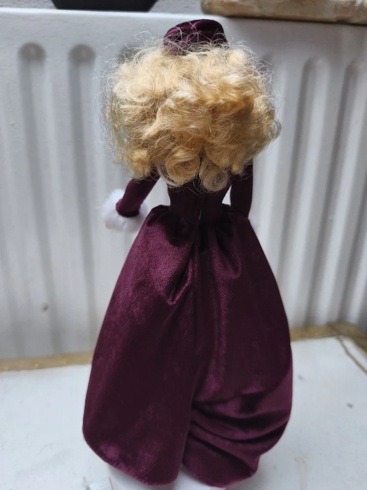 Barbie Viktorianische Eisläuferin Vintage Puppe Mattel Collector Winter - Bild 4 von 4