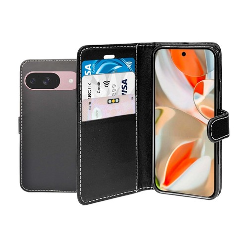 For Google Pixel 9 Wallet Book Flip Folio PU Leather Phone Case Cover - Picture 14 of 43