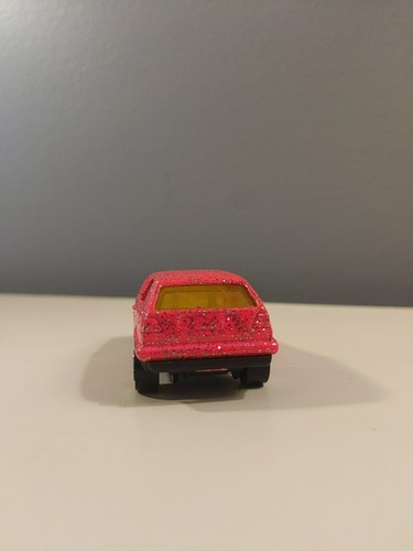 Rare Vintage 1989 Mattel Hot Wheels Volkswagen VW Golf GTI Diecast Pink - Picture 4 of 8