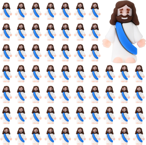 100 Piezas Juguetes Jesús Diseño Original Mini Goma Pequeño Jesús Figura para Ocultar y - Imagen 12 de 12