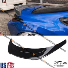FOR 2022-25 SUBARU BRZ TOYOTA GR86 HIGHKICK GLOSS BLACK REAR TRUNK SPOILER WING