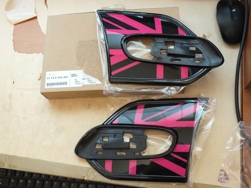 New BMW MINI Large Side Scuttle panel trim covers Ray Pink 51132410447 MN7