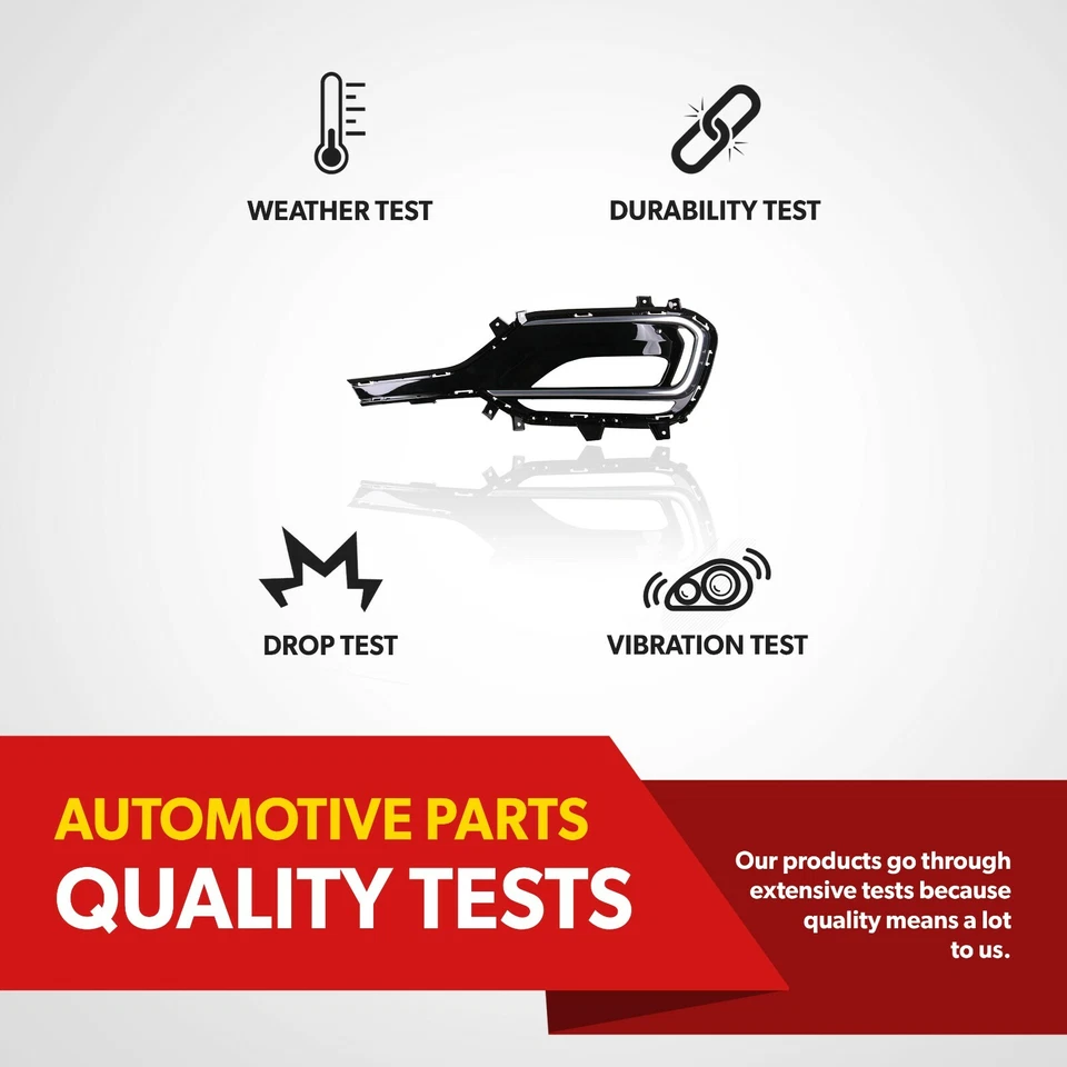 For 2017 2018 Hyundai Santa Fe Sport 2.0L Fog Light Bezel Garnish Driver Side Foto 4 de 4