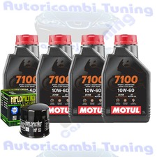 Kit Tagliando Olio Motul 7100 10W60 + Filtro Per Ducati 695 Monster�2007>2008