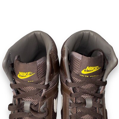 nike delta force high brown