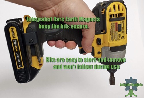 Clip de soporte de broca magnético para taladros dewalt MAX de 20 V, controladores de impacto - ¡100% EE. UU.! - Imagen 7 de 10