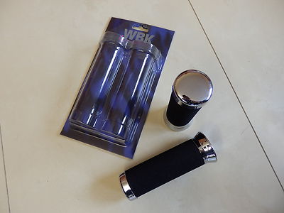 Griffe Moosgummi Vespa PX 80 125 200 PK 50-125 Cosa Luxus-Grip chrom NEU W066