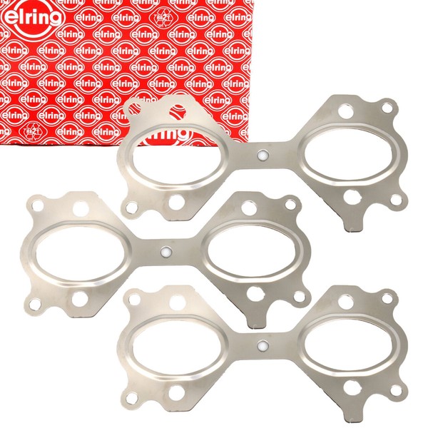 3X Elring AbgaskrüMmerdichtung FüR BMW E90-93 E60 E61 E65-67 X3 X5 X6 M57 N57-image