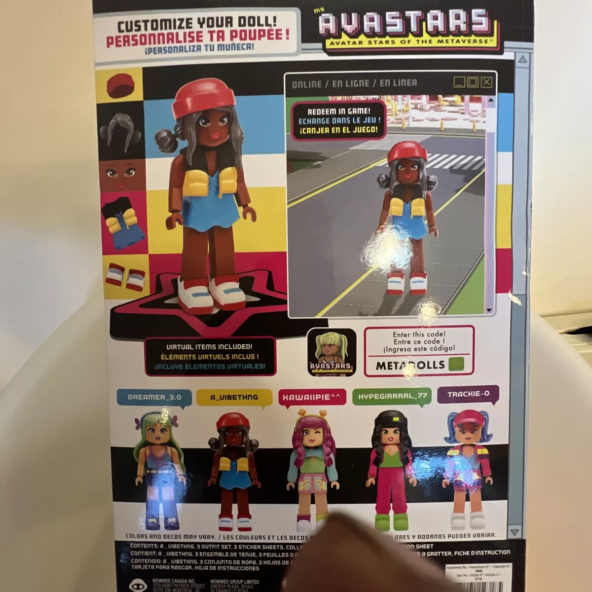  My Avastars Fashion Doll - HypeGirrrrl_77 + 3 Bonus