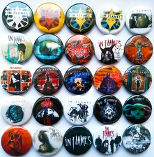 IN FLAMES Bouton Badges Pins Jester Race Whoracle Colony Jotun Clayman Lot de 25