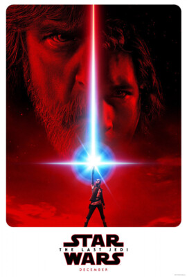 STAR WARS THE LAST JEDI MOVIE POSTER DS ORIGINAL Version B 27x40 EPISODE VIII