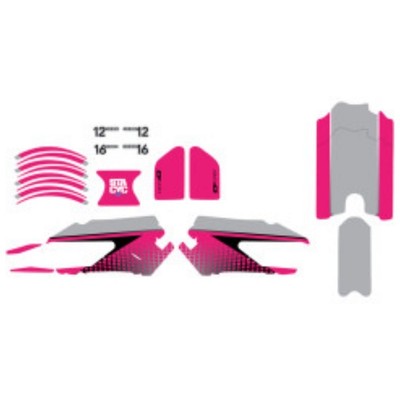 DCor Visuals Graphics Kit for STACYC Stability Cycles- Pink