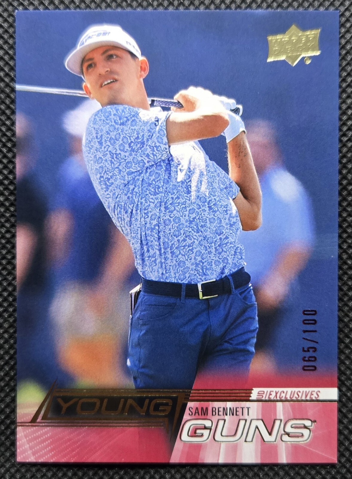 2024 Upper Deck Golf Sam Bennett Young Guns UD Exclusives /100 Rookie RC