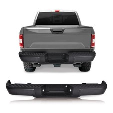 Complete Rear Iron Bumper Assembly Black Fit For 2009-2014 Ford F150 Truck New