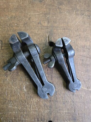 2 x Hand Vice Clamp WW2 Broad Arrow/GPO Jeweller Tools Maker Engineering - Picture 6 of 13