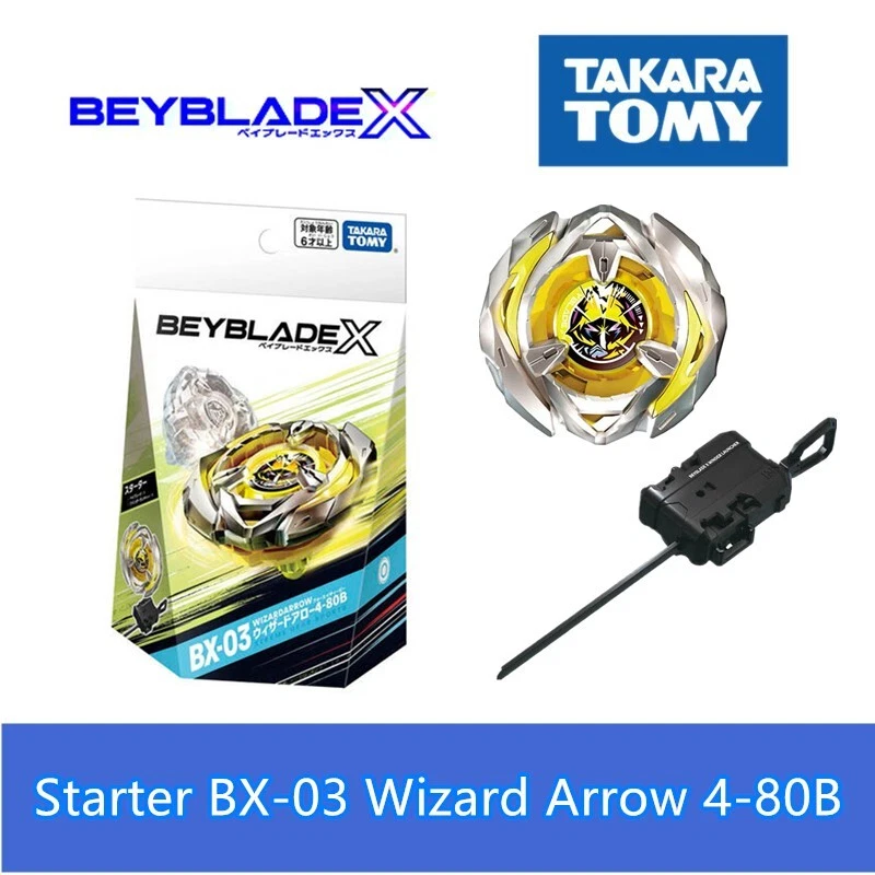  Beyblade X Beyblade X BX-03 Starter Wizard Arrow 4-80B : Toys &  Games