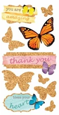 PAPER HOUSE PRODUCTIONS Cork'd Stickers - BUTTERFLIES - 10 pcs