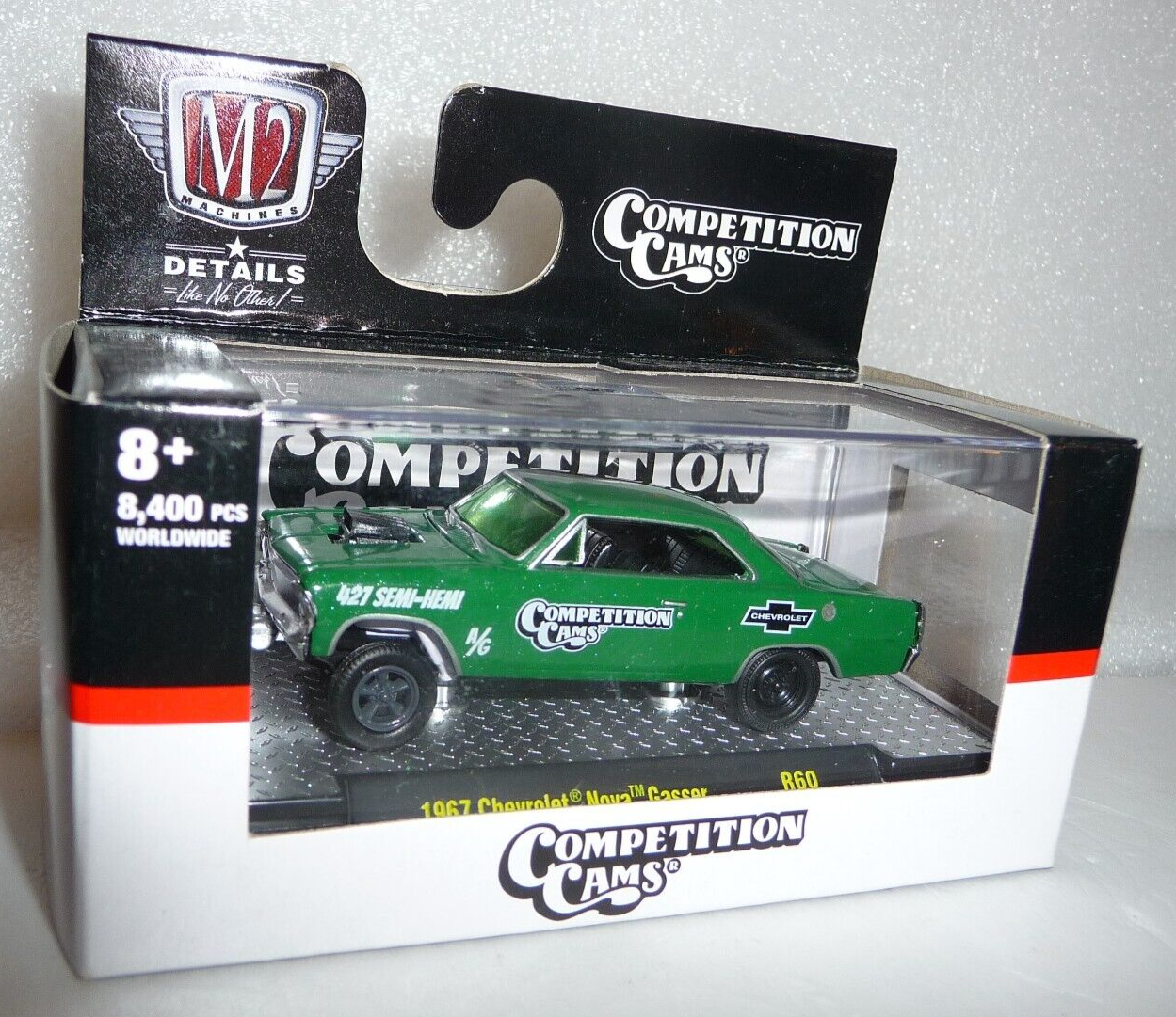 M2 Machines Competition Cams 1967 Chevrolet Nova Gasser 1:64 Diecast