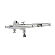 Dual-Action Gravity Feed Cup Airbrush w/Air Adjusting Valve (nozzle: 0.2mm)