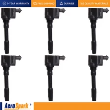 6 PCS Ignition Coils For 2014-2020 Maserati Ghibli 3.0L