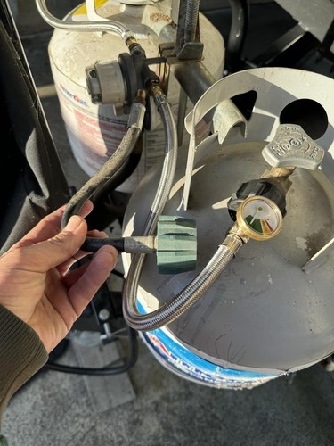 2 Pack 15 inch Stainless RV Propane Hose with Gauge QCC1/ Type 1 Connection - 第 27/38 張圖片